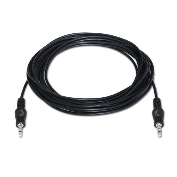 art_ais-cab20a128-0144_2 Cable Estéreo Aisens A128-0144/ Jack 3.5 Macho - Jack 3.5 Macho/ Hasta 0.1W/ 10m/ Negro