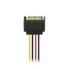 art_ais-cab20a131-0353_2 Cable Alimentación Aisens A131-0353/ SATA Macho - 2x SATA Hembra/ Hasta 54W/ 20cm/ Negro