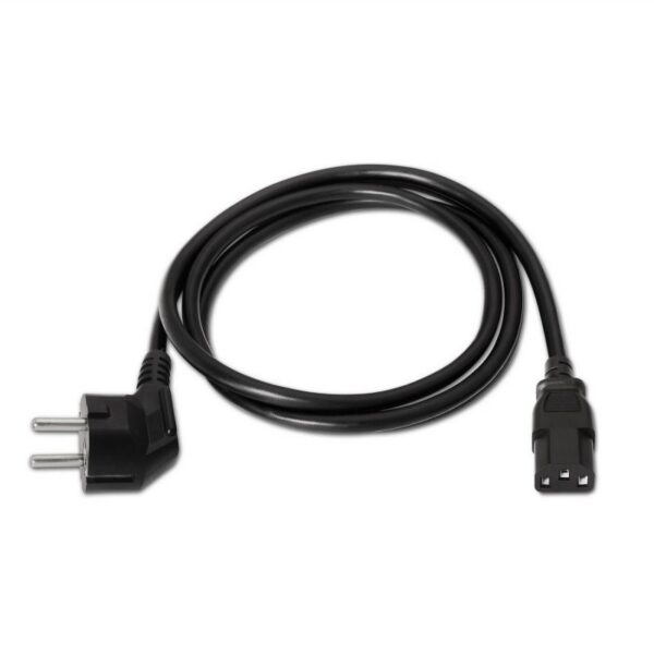 art_ais-cab20a132-0168_2 Cable Alimentación Aisens A132-0168/ CEE(7-7) Macho - C13 Hembra/ Hasta 1500W/ 3m/ Negro