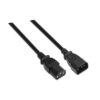 art_ais-cab20a132-0171_1-2 Cable Alargador de Alimentación CPU Aisens A132-0171/ IEC C13 Hembra - IEC C14 Macho/ Hasta 1500W/ 1.5m/ Negro