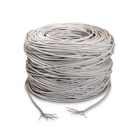 art_ais-cab20a133-0208_1-1 Bobina de Cable RJ45 UTP Aisens A133-0208 Cat.5e/ 100m/ Gris