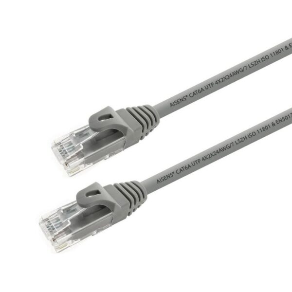 art_ais-cab20a145-0329_2 Cable de Red RJ45 UTP Aisens A145-0329 Cat.6A/ 5m/ Gris