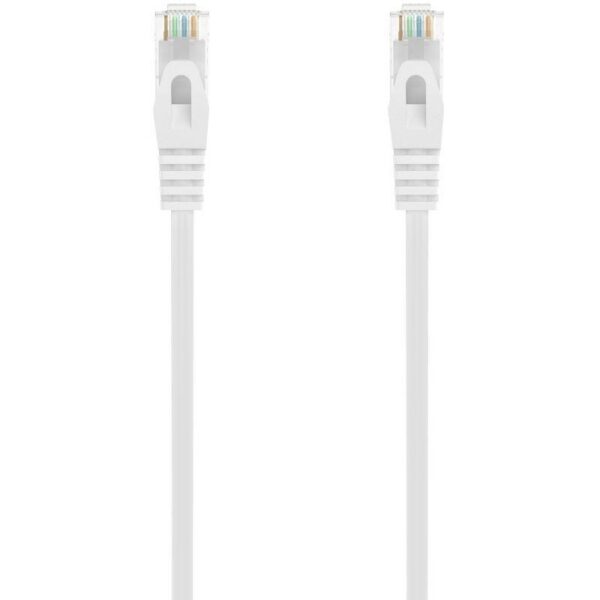 Cable de Red RJ45 AWG24 UTP Aisens A145-0591 Cat.6A/ LSZH/ 25cm/ Blanco