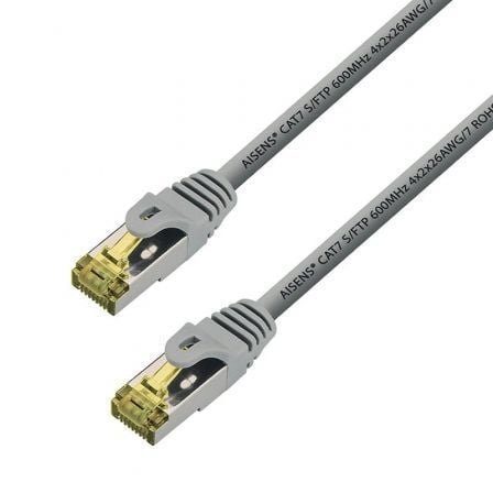 art_ais-cab20a146-0338_1-1 Cable de Red RJ45 SFTP Aisens A146-0338 Cat.7/ 10m/ Gris
