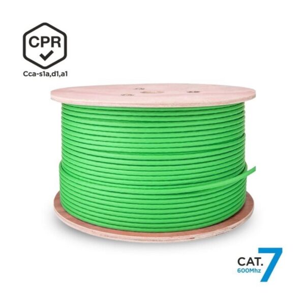 art_ais-cab20a146-0668_1-1 Bobina de Cable RJ45 SFTP AWG23 LSZH CPR Cca Aisens A146-0668 Cat.7/ 500m/ Verde