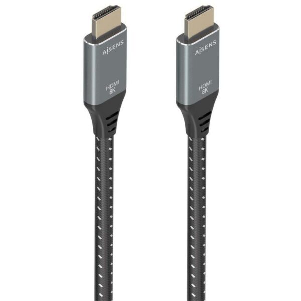art_ais-cab20a150-0876_1-2 Cable HDMI 2.1 8K Aisens A150-0876/ HDMI Macho - HDMI Macho/ 5m/ Gris y Negro
