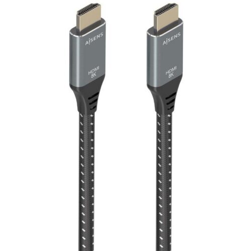 art_ais-cab20a150-0877_1-1 Cable HDMI 2.1 8K Aisens A150-0877/ HDMI Macho - HDMI Macho/ 7m/ Gris y Negro