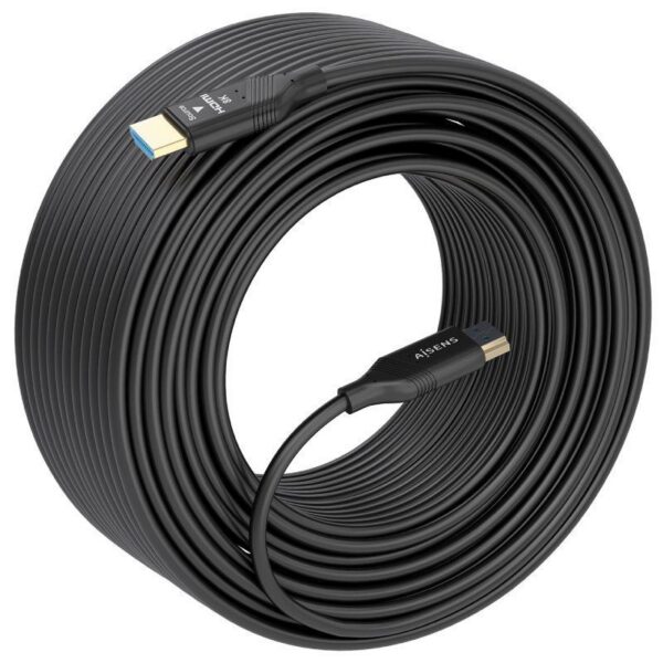 art_ais-cab20a153-0934_2 Cable HDMI 2.1 AOC 8K Aisens A153-0934/ HDMI Macho - HDMI Macho/ 15m/ Negro