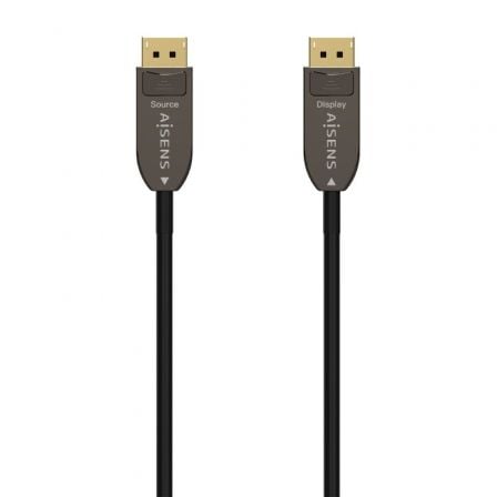art_ais-cab20a155-0606_1-1 Cable DisplayPort 1.4 AOC 8K Aisens A155-0606/ DisplayPort Macho - DisplayPort Macho/ 10m/ Negro