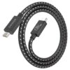 art_ais-cab20a156-0867_2 Cable USB 4.0 Tipo-C Aisens A156-0867/ USB Tipo-C Macho - USB Tipo-C Macho/ Hasta 240W/ 1m/ Gris