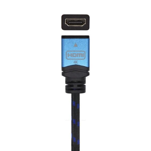 art_ais-cab20hdmi20a120-0452_2 Cable Alargador HDMI Aisens A120-0452/ HDMI Macho - HDMI Hembra/ 1m/ Negro/ Azul