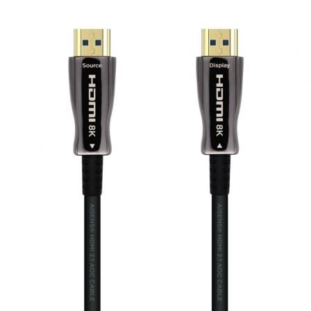 art_ais-cab20hdmi20a153-0521_1-1 Cable HDMI 2.1 AOC 8K Aisens A153-0521/ HDMI Macho - HDMI Macho/ 50m/ Negro