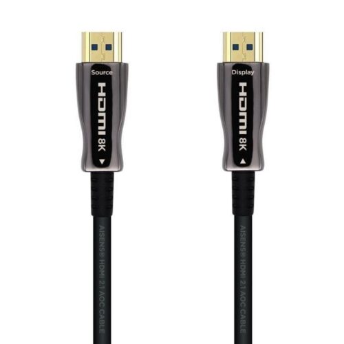 art_ais-cab20hdmi20a153-0523_1-2 Cable HDMI 2.1 AOC 8K Aisens A153-0523/ HDMI Macho - HDMI Macho/ 70m/ Negro