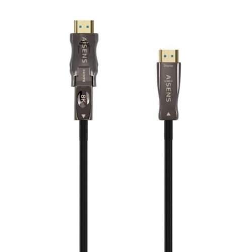 art_ais-cab20hdmi20a153-0645_1-2 Cable HDMI 2.1 AOC 8K Desmontable Aisens A153-0645/ HDMI Macho / D Macho - HDMI Macho/ 20m/ Negro