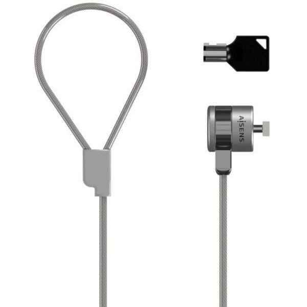 art_ais-cab20seg20aslk-d40k02-sl_2 Cable de Seguridad para Portátiles Aisens ASLK-D40K02-SL/ 1.5m