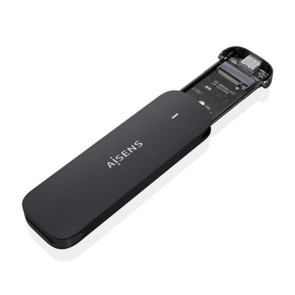 art_ais-caja20asm2-024b_2 Caja Externa para Disco SSD M.2 NVMe Aisens ASM2-024B/ USB 3.2/ Sin tornillos