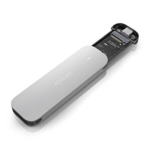 art_ais-caja20asm2-025sl_2 Caja Externa para Disco SSD M.2 NVMe Aisens ASM2-025SL/ USB 3.2/ Sin tornillos