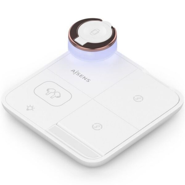 art_ais-car20asch-15w4wc061-w_1-2 Base de carga Inalámbrica Aisens ASCH-15W4WC061-W/ 15W/ Blanco