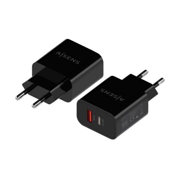 art_ais-carga20a110-0682_2 Cargador de Pared Aisens A110-0682/ 1xUSB Tipo-C/ 1x USB/ 20W