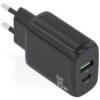 art_ais-carga20a110-0924_1-2 Cargador de Pared GaN Aisens A110-0924/ 1xUSB Tipo-C/ 1xUSB/ 30W/ Negro