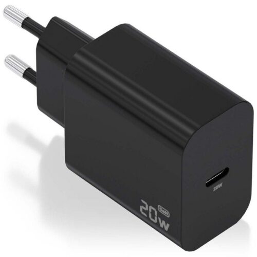 art_ais-carga20a110-0939_1-2 Cargador de Pared GaN Aisens A110-0939/ 1xUSB Tipo-C/ 20W/ Negro
