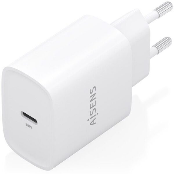 art_ais-carga20a110-0950_2 Cargador de Pared GaN Aisens A110-0950/ 1xUSB Tipo-C/ 30W/ Blanco