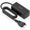 art_ais-carga20asch-100w4p054-bk_1-2 Cargador Sobremesa GaN Aisens ASCH-100W4P054-BK/ 3xUSB Tipo-C/ 1xUSB/ 100W