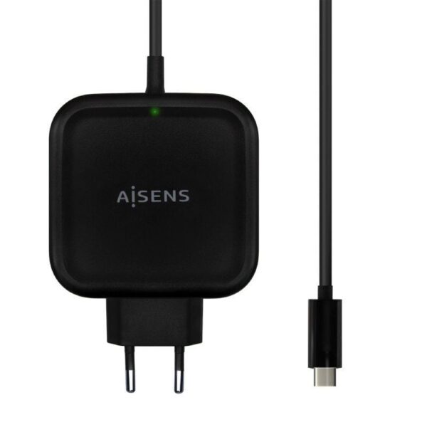 art_ais-carga20asch-1pd65wl-bk_1-2 Cargador de Pared Aisens ASCH-1PD65WL-BK/ 1xUSB Tipo-C/ 65W