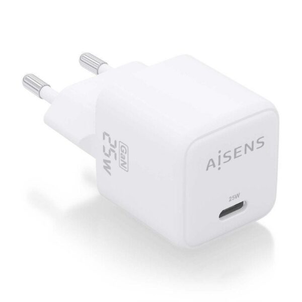 art_ais-carga20asch-25w1p012-w_1-2 Cargador de Pared GaN Aisens ASCH-25W1P012-W/ 1xUSB Tipo-C/ 25W