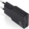 art_ais-carga20asch-30w2p049-bk_1-2 Cargador de Pared GaN Aisens ASCH-30W2P049-BK/ 2xUSB Tipo-C/ 30W/ Negro