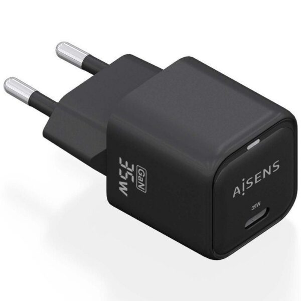 art_ais-carga20asch-35w1p023-bk_1-2 Cargador de Pared GaN Aisens ASCH-35W1P023-BK/ 1xUSB Tipo-C/ 35W