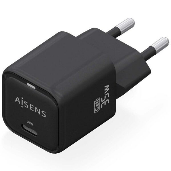 art_ais-carga20asch-35w1p023-bk_2 Cargador de Pared GaN Aisens ASCH-35W1P023-BK/ 1xUSB Tipo-C/ 35W