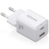 art_ais-carga20asch-35w2p024-w_1-2 Cargador de Pared GaN Aisens ASCH-35W2P024-W/ 1xUSB Tipo-C/ 1xUSB/ 35W