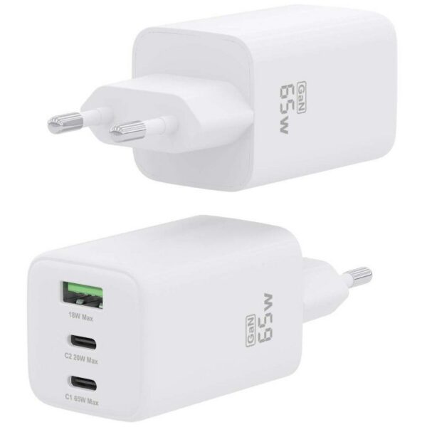 art_ais-carga20asch-65w3p041-w_2 Cargador de Pared GaN Aisens ASCH-65W3P041-W/ 2xUSB Tipo-C/ 1xUSB/ 65W