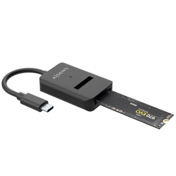 art_ais-dock20m220asuc-m2d011-bk_1-2 Dock USB Tipo-C para SSD M2 SATA/NVMe Aisens ASUC-M2D011-BK/ Negro