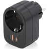 art_ais-enchufe20asps-1a1c07-bk_2 Enchufe Aisens ASPS-1A1C07-BK/ 1 Toma de Corriente/ 1 USB Tipo-C PD/ 1 USB/ Negro