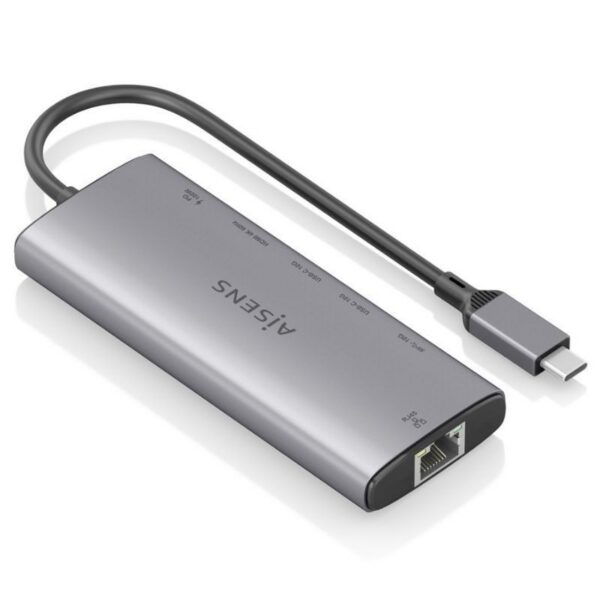 art_ais-hub20asuc-6p030-gr_2 Docking USB Tipo-C Aisens ASUC-6P030-GR/ 1xHDMI 4K/ 1xUSB/ 2xUSB Tipo-C/ 1xRJ45/ 1xUSB Tipo-C PD/ Gris
