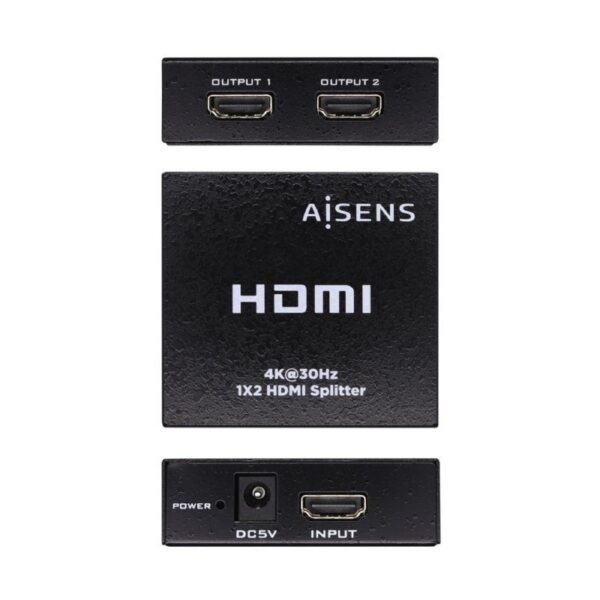 art_ais-mul20a123-0506_2 Duplicador HDMI Aisens A123-0506/ 2x HDMI Hembra/ HDMI Macho - USB Hembra