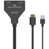 art_ais-mul20a123-0654_1-2 Cable Duplicador HDMI 4K Aisens A123-0654/ 2x HDMI Hembra - HDMI Macho - USB Macho/ 30cm/ Negro