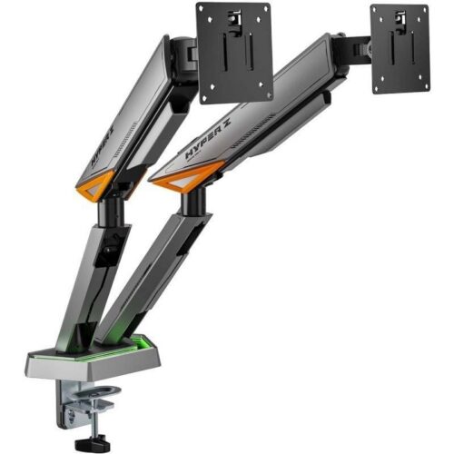 art_ais-sop20dt38tsrrgb-349_1-2 Soporte de Mesa Gaming para Monitor Aisens DT38TSRRGB-349/ Giratorio/ Inclinable/ hasta 16kg/ con Iluminación RGB