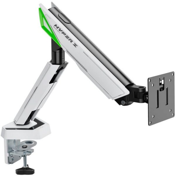 Soporte de Mesa Gaming con Contrapeso para Monitor Aisens DT49TSR-343/ Giratorio/ Inclinable/ hasta 16kg