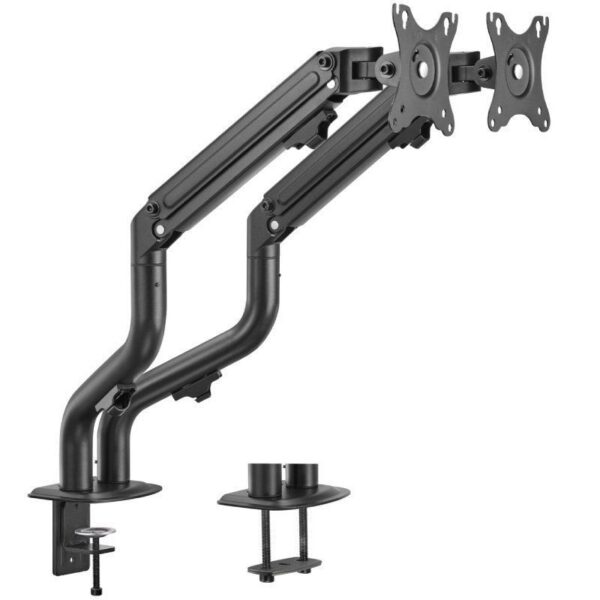art_ais-soporte20dt32tsr-141_2 Soporte de Mesa para 2 Monitores Aisens DT32TSR-141/ Giratorio/ Inclinable/ hasta 8kg