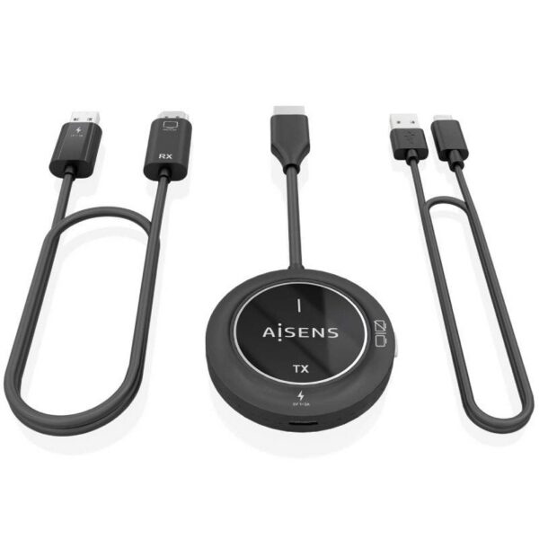 art_ais-transm20aswl-h2k30m002-bk_1-2 Adaptador/Transmisor de vídeo inalámbrico HDMI Aisens ASWL-H2K30M002-BK