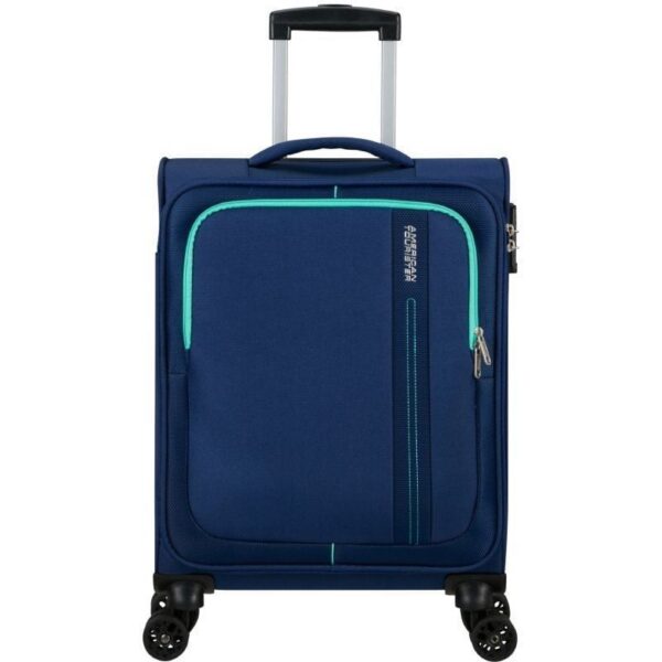 art_amt-maleta20146674-6636_1-2 Maleta de Cabina American Tourister Sea Seeker Spinner 55cm/ 55x40x20cm/ 4 Ruedas/ Marino Combate