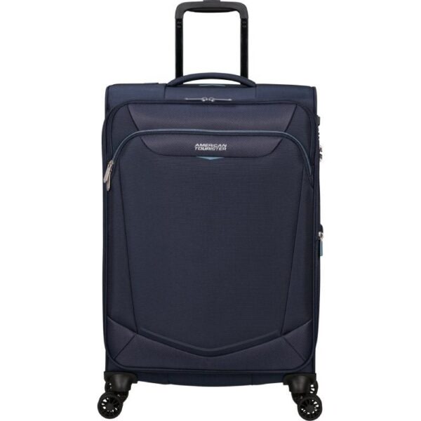 Maleta Mediana American Tourister SummerRide Spinner 69cm/ 69x43x29cm/ 4 Ruedas/ Azul Marino
