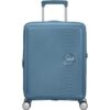 Maleta de Cabina American Tourister SoundBox Spinner 55cm/ 55x40x20cm/ 4 Ruedas/ Azul Piedra