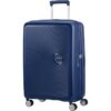 Maleta Mediana American Tourister SoundBox Spinner 67cm/ 67x46.5x29cm/ 4 Ruedas/ Azul Marino