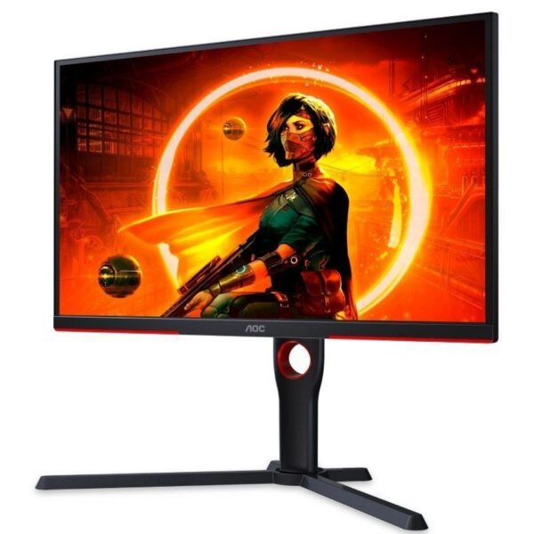 art_aoc-m2025g3zm20bk_2 Monitor Gaming AOC 25G3ZM/BK 24.5"/ Full HD/ 0.5ms/ 240Hz/ VA/ Regulable en altura/ Negro y Rojo