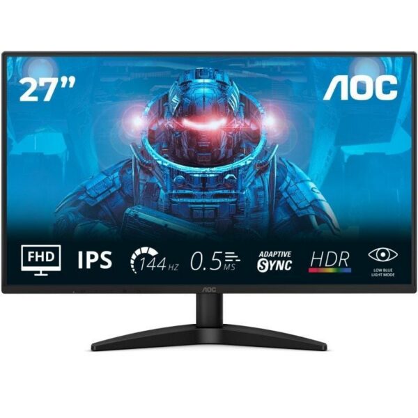 art_aoc-m2027b36x_1-2 Monitor Gaming AOC 27B36X 27"/ Full HD/ 0.5ms/ 180Hz/ IPS/ Negro