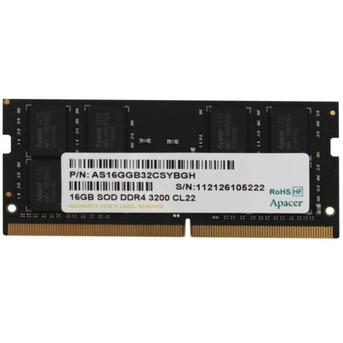 art_apa-16gb20es2016g2120gsh_1-2 Memoria RAM Apacer ES.16G21.GSH 16GB/ DDR4/ 3200MHz/ 1.2V/ CL22/ SODIMM